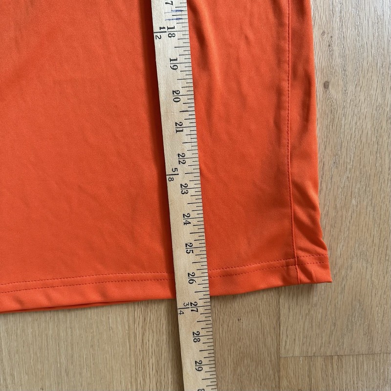 US Army Orange 1/4 Zip Performance Pullover - Men Medium - J America Sportswear gallery