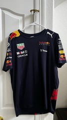 PUMA Red Bull Racing Men’s M Navy Graphic Logo Short Sleeve Crew T-Shirt