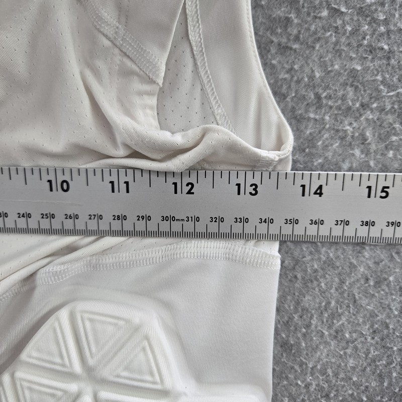 Adidas Men Activewear Top S White Padded Compression Shirt STANDARD19 gallery