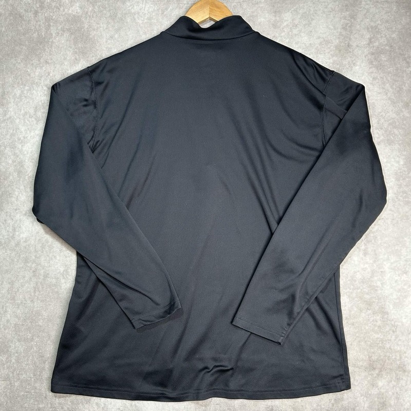 Nike ACG Pullover Mens 2XL 1/4 Zip Performance Black Stretch Base Layer Knit gallery