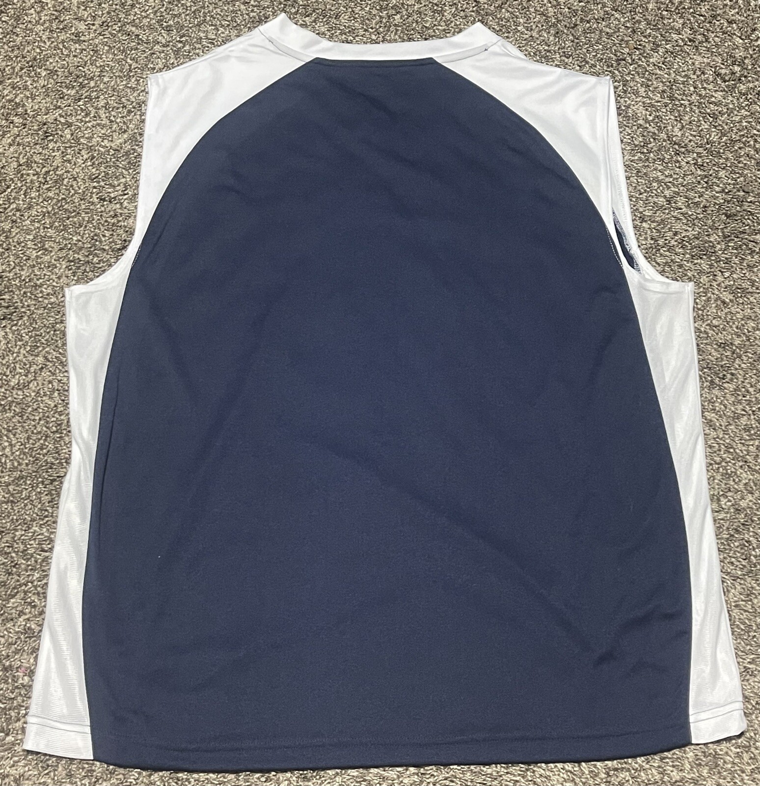 NBA Basketball Sleeveless Shirt Polyester Net-Dri Size large Blue Perfect gallery