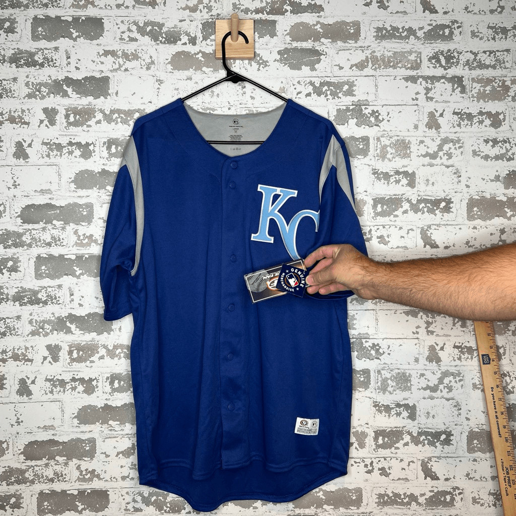 True fan Kansas City royals baseball jersey gallery