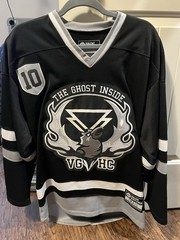 The Ghost Inside Phoenix Black Silver Hockey Jersey TGI X Violent Gentlemen S