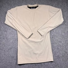 Dri-Duke Mens Tan Long Sleeve Compression Shirt Moisture Control Small RN61263