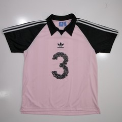 ADIDAS SPAIN HOME SOCCER POLO NATIONAL JERSEY PINK BLACK WHITE 3 AJ8026 Adult XL