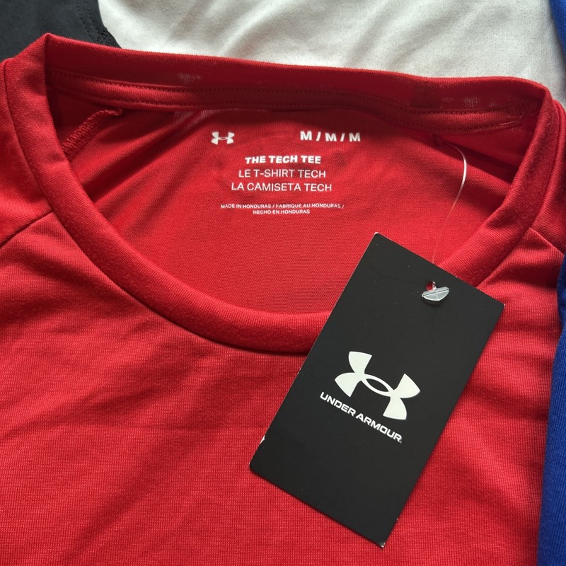 Under Armour Men’s Size M, Heat Gear Tank, 2- Tech Tee, 3-shirts One Price gallery