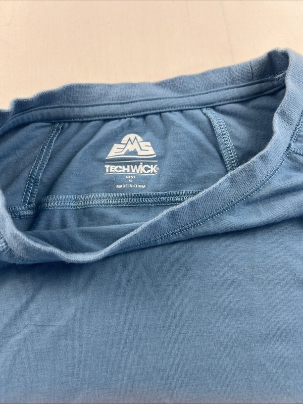 EMS Eastern Mountain Sports Techwick Activewear Shirt Short Sleeve Sz M gallery