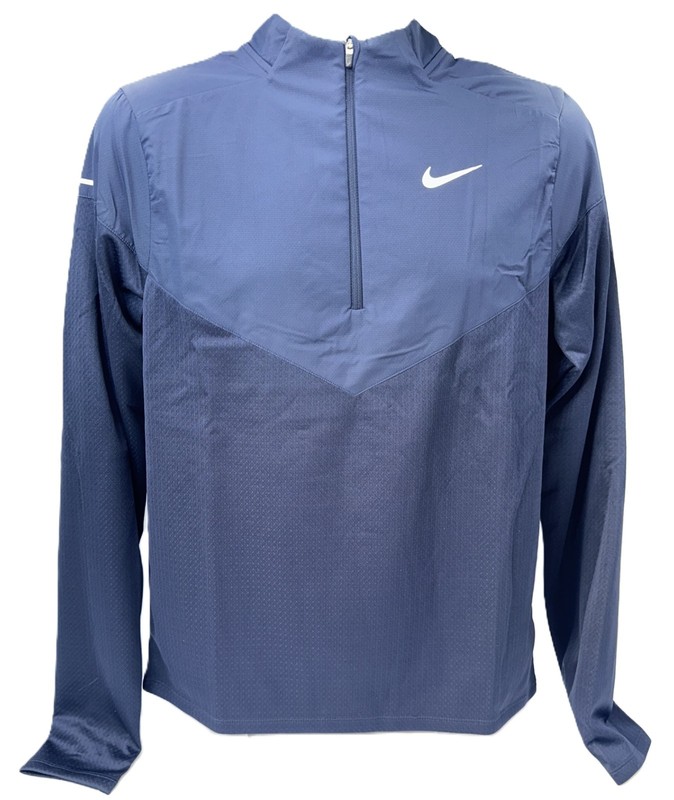 $110 Nike Men's Sphere Element 1/2 Zip Running Top -FZ1115 -Navy -Small-New Tags gallery