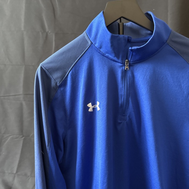Under Armour Men’s Long Sleeve Two Toned Long Sleeve Quarter zip Size Large gallery