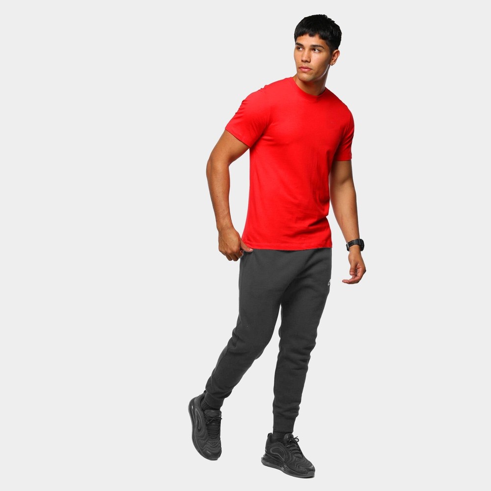 Nike Dri-Fit T-Shirt Men's Cotton Poly Style Red/White BQ5231-687 Size M