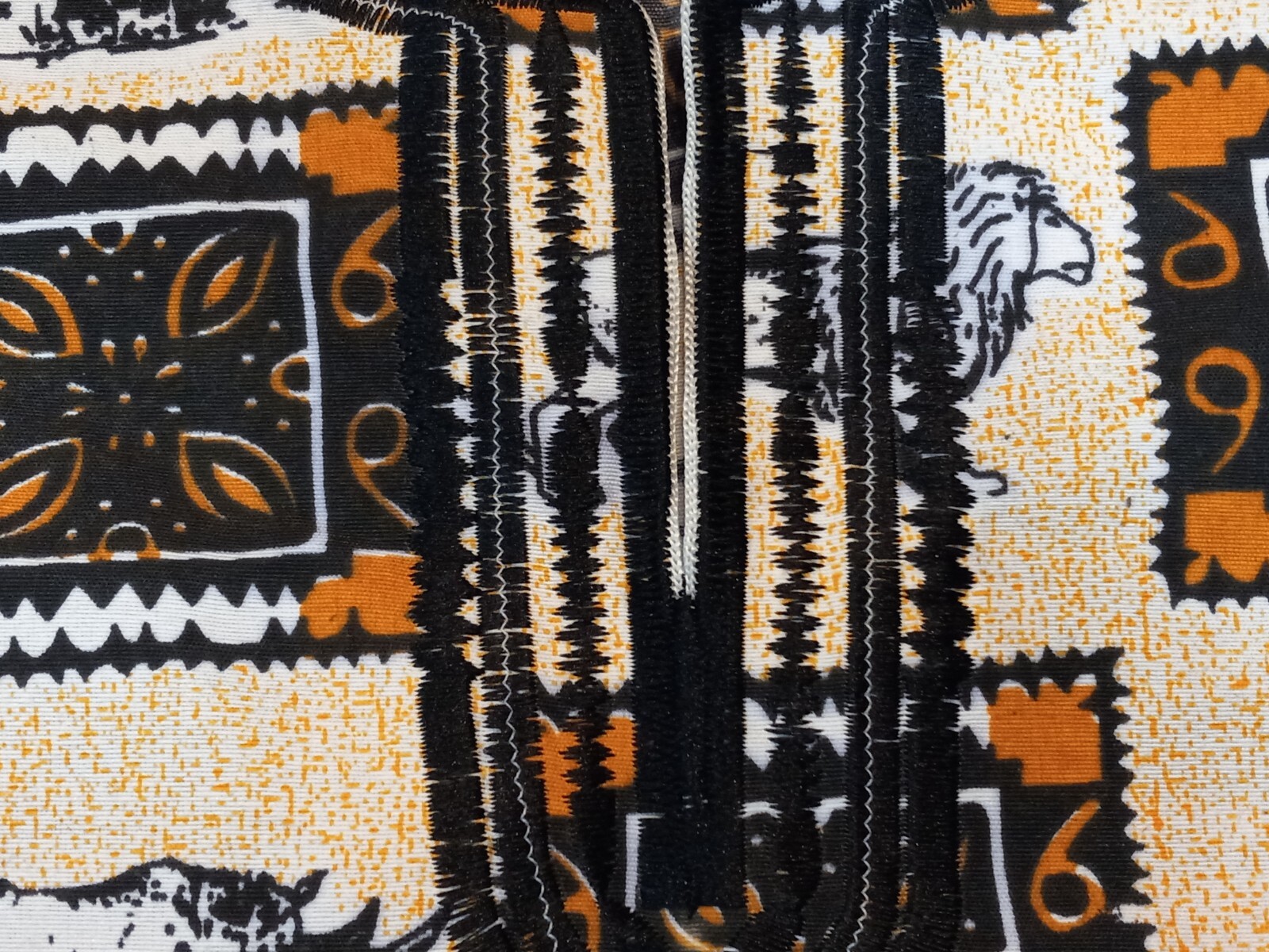 XXL Vintage African Ethnic Dashiki Quality Hand Made Shirt gallery