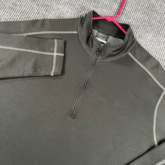 Nike Golf Pullover Sweatshirt Mens 3XL Black Long Sleeve 1/4 Zip Mock Neck