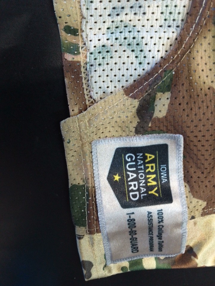 ARMY NATIONAL GUARD SPORTS JERSEY. TEAM IOWA # 19 ADULT SIZE X-LARGE gallery