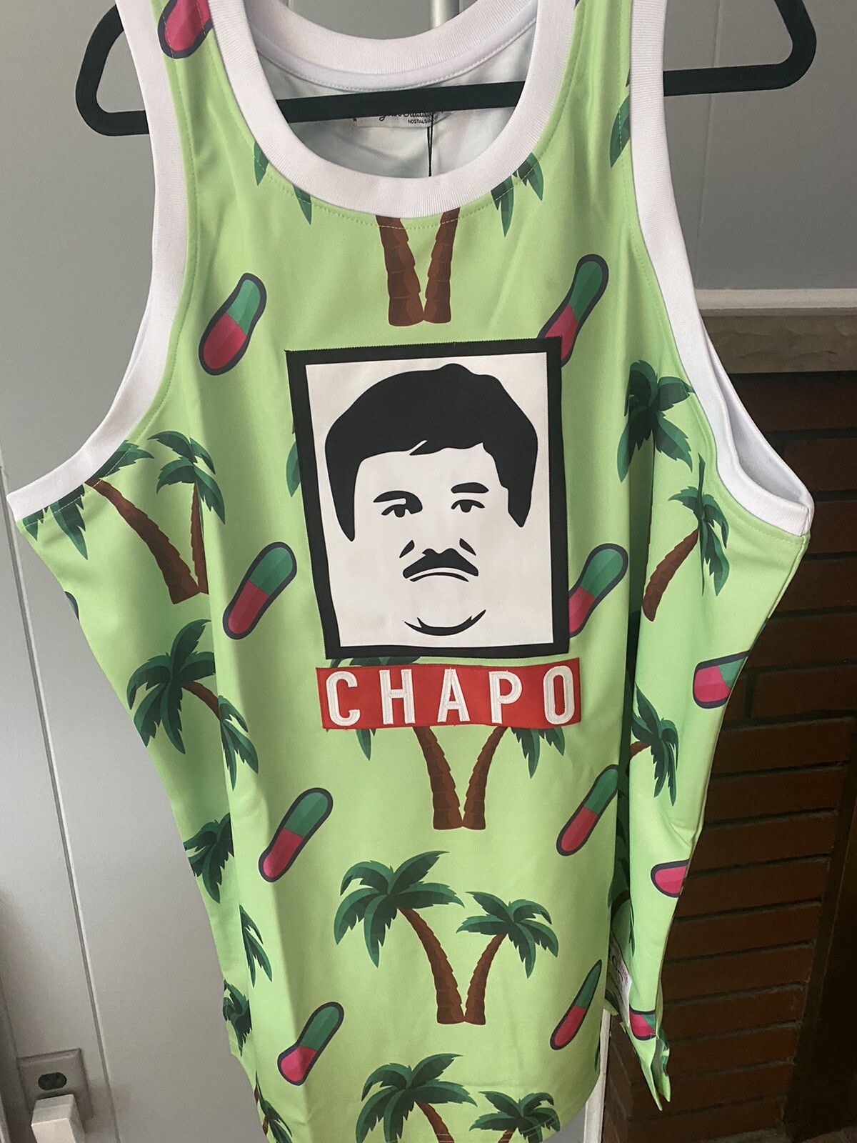 HEADGEAR CLASSICS EL CHAPO NWT SZ 6XL Embroidered Jersey RUNS SMALL RETAIL $110 gallery