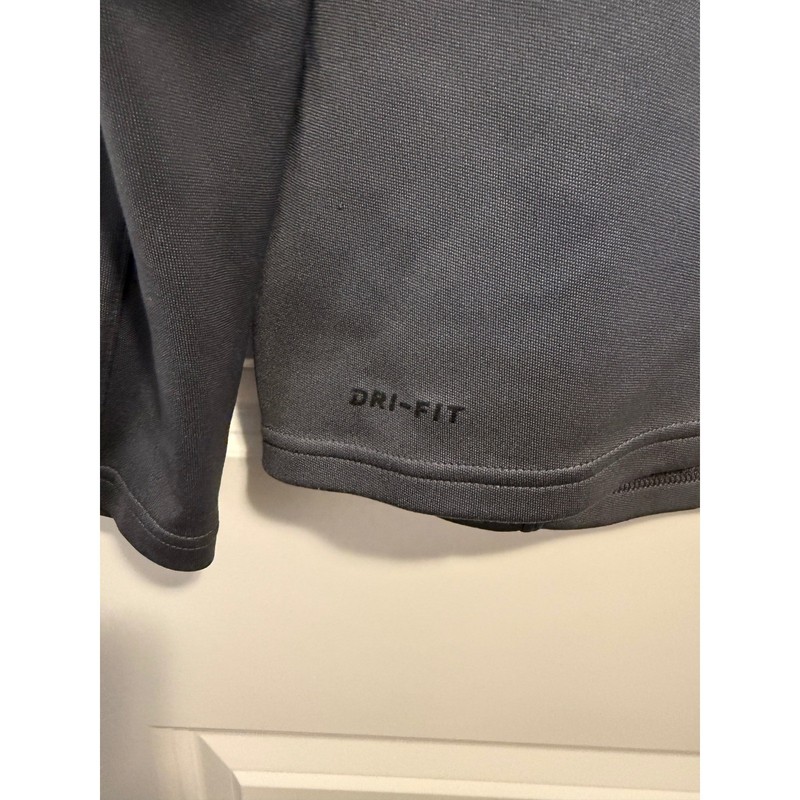 Nike Brooklyn Nets Quarter Zip Mens Large Gray Excellent Dri-FIT NBA Basketball gallery
