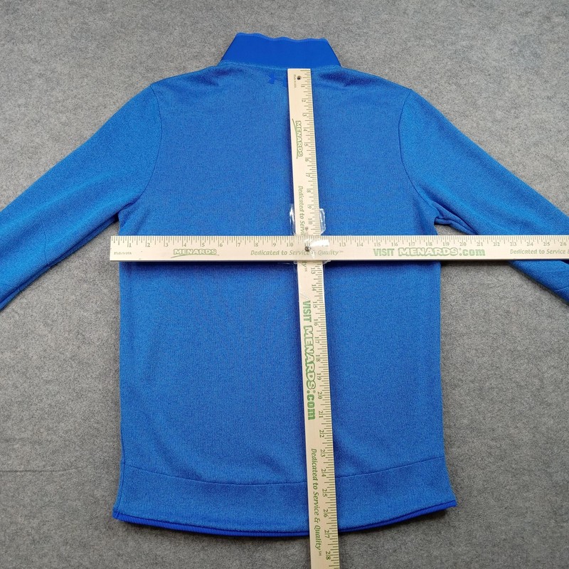 Under Armour Pullover Mens Small Blue ColdGear Long Sleeve Golf Top 1329832 gallery