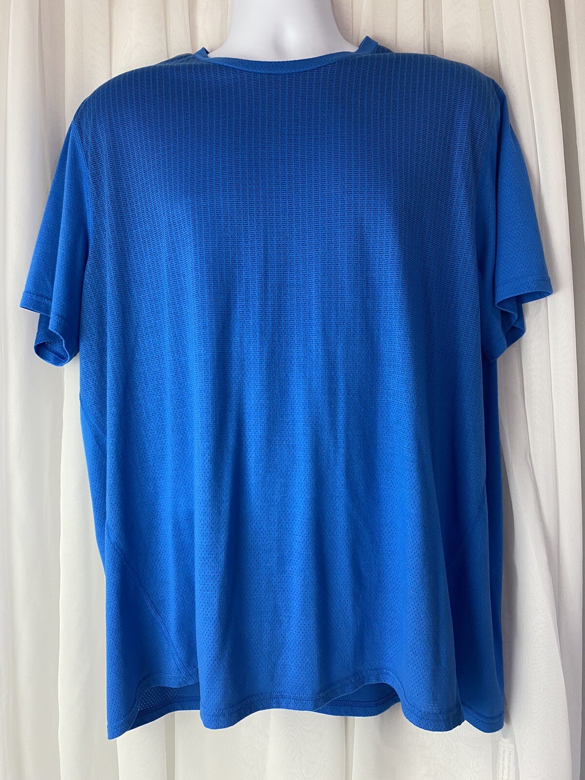 Tek Gear Mens Size XXL Activewear T-Shirt Blue Cool Tek Short Sleeve gallery
