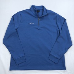 Brooks Brothers Men’s XL Blue Activewear 1/4 Zip Pullover Sweatshirt Yacht Boat