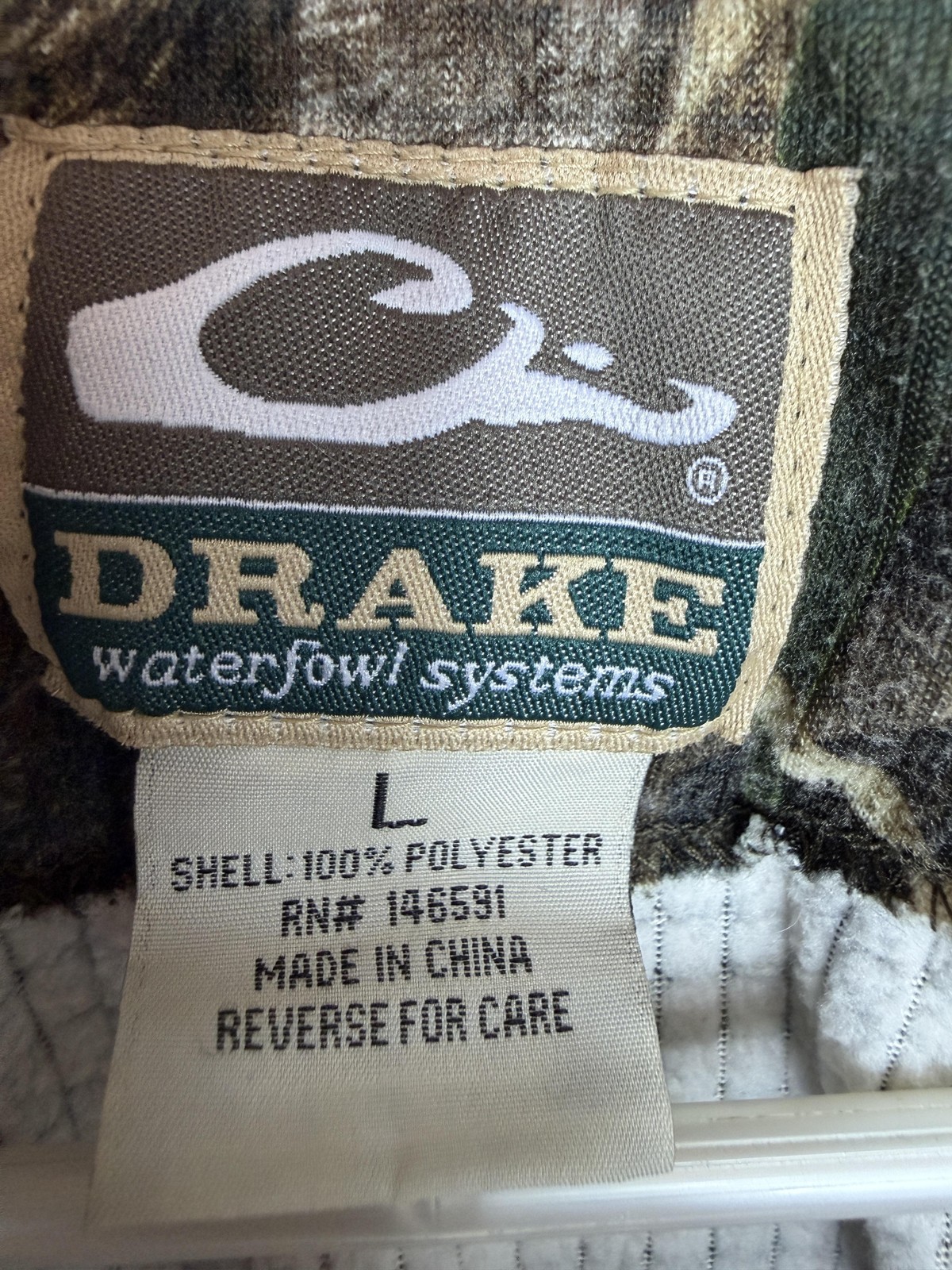 Drake Pullover Mens Large Brown Realtree Max-5 1/4 Zip Camo Hunting Shirt gallery