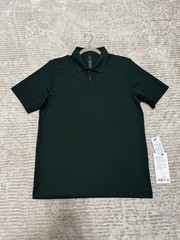 Lululemon Pique Classic Fit Short Sleeve Polo T Shirt Legacy Green – Medium