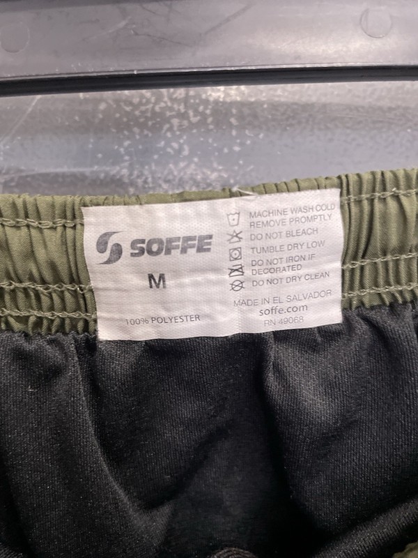 Soffe USMC Marine Corps Olive Green PT Running Track Shorts Size Medium gallery