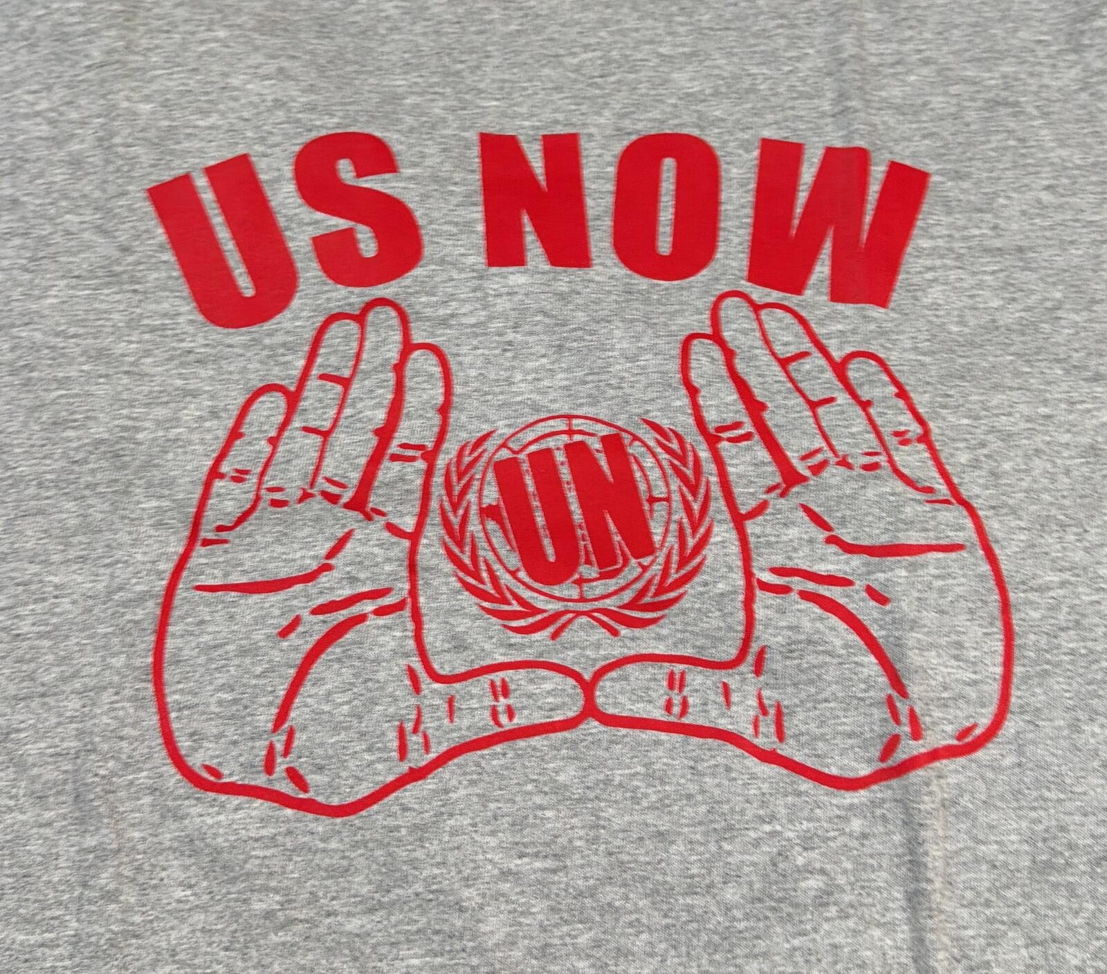 Diplomats The U.N. US NOW x How U Want It T-Shirt Large gallery