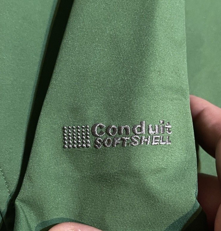 Mountain Hardwear Jacket Mens Medium Green Softshell Lined Full Zip Hiking Gore gallery