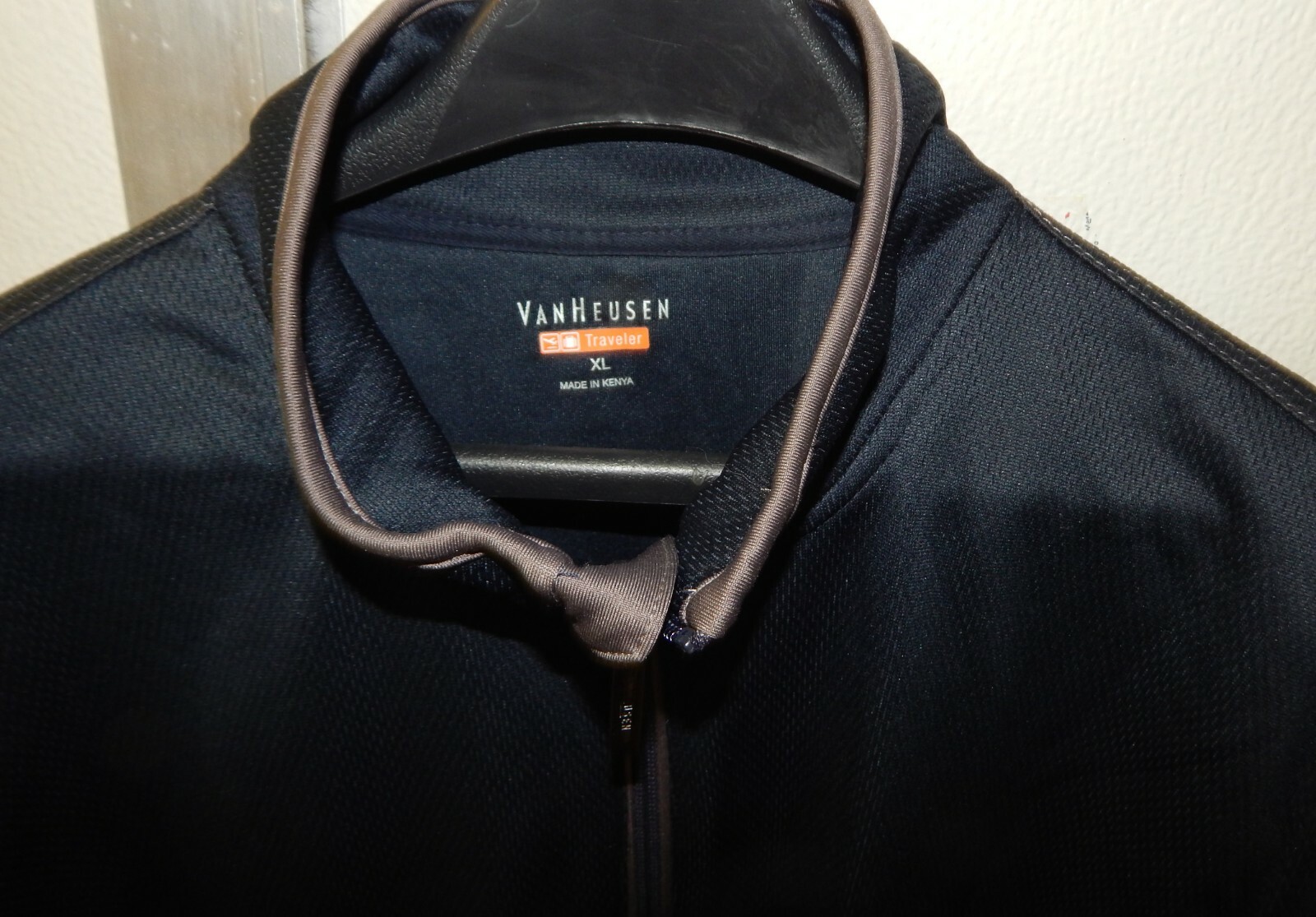 NWT Van Heusen Traveler Performance Activewear Half Zip Pullover Shirt Men's 2XL gallery