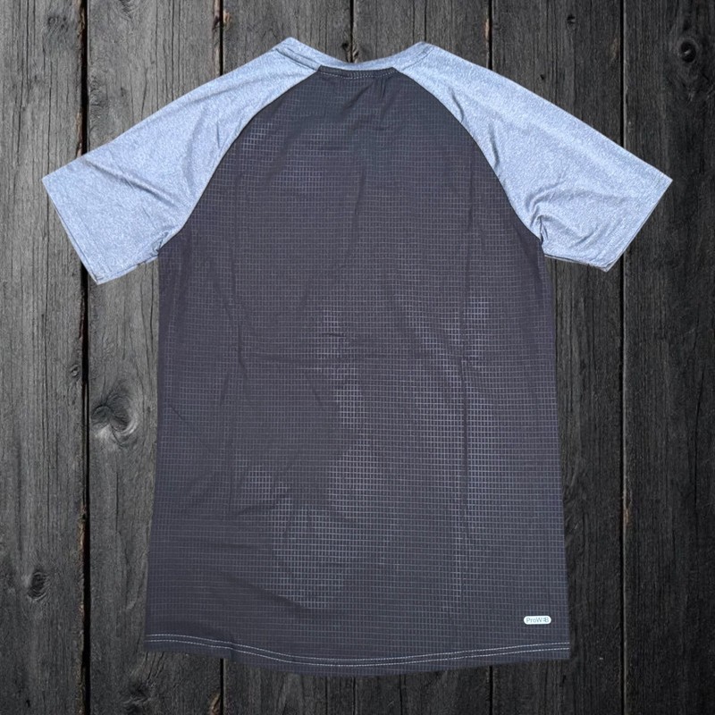 Spyder Active Men's SMALL T-Shirt Breathable Quick Dry Stretch Gray Black SPM202 gallery