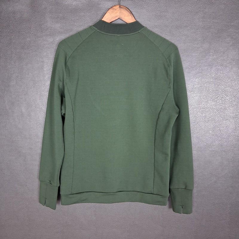 EFM Top Mens Small Engineered For Motion Donrad Duncan Ribbed Athleisure Green gallery