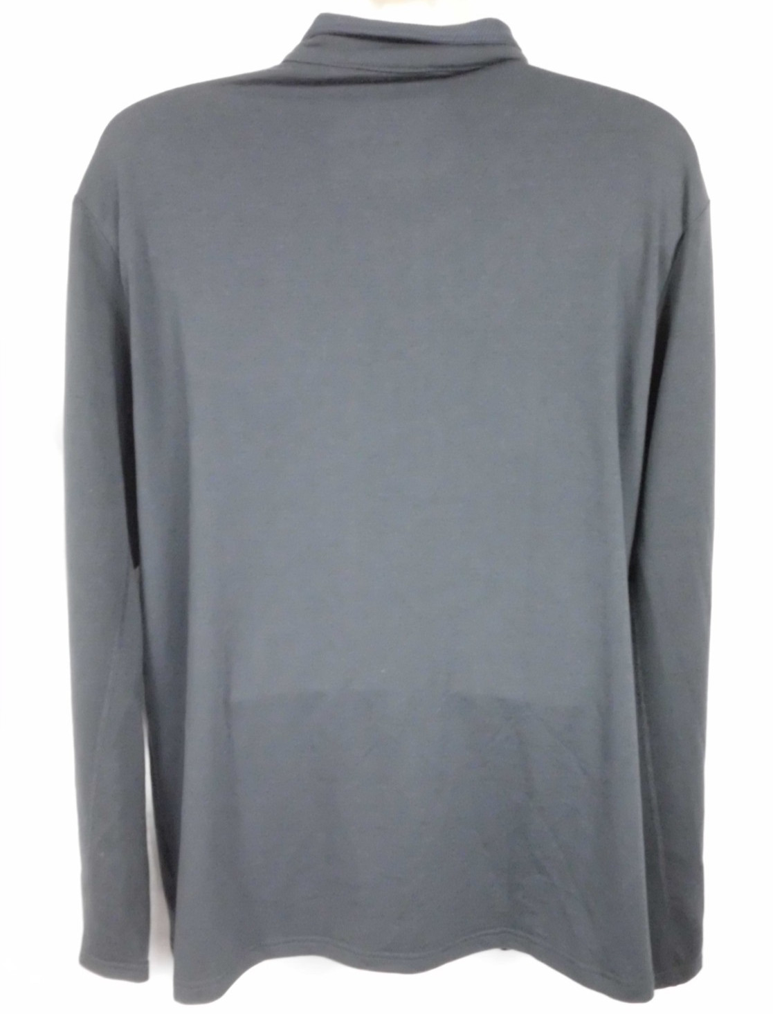 Reebok Mock Neck Pullover Mens 1/4 Zip Active Athletic Long Sleeve Shirt Navy XL gallery