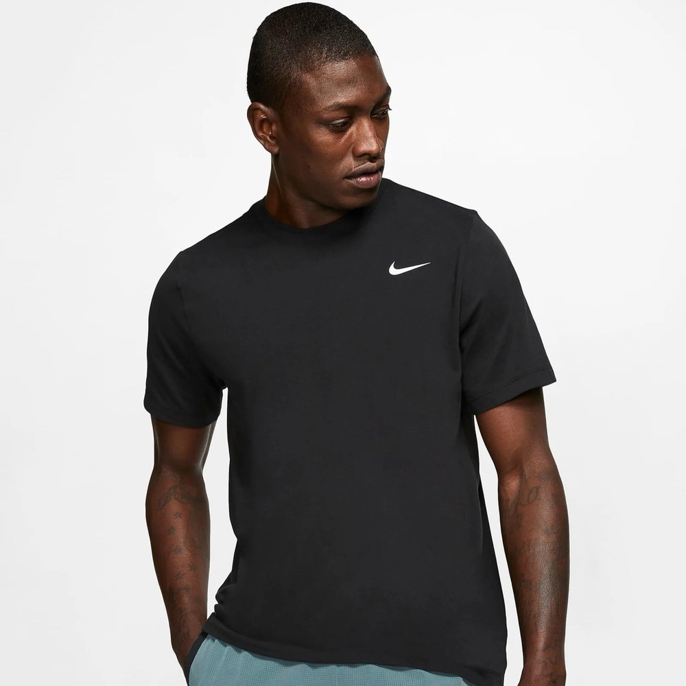 Brand New Mens Nike Dri-FIT Fitness T-Shirt Black