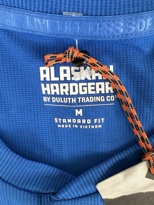 Alaskan Hardgear Men’s Medium Blue Relaxed TUN-DRY Short Sleeve Lightweight NWT gallery