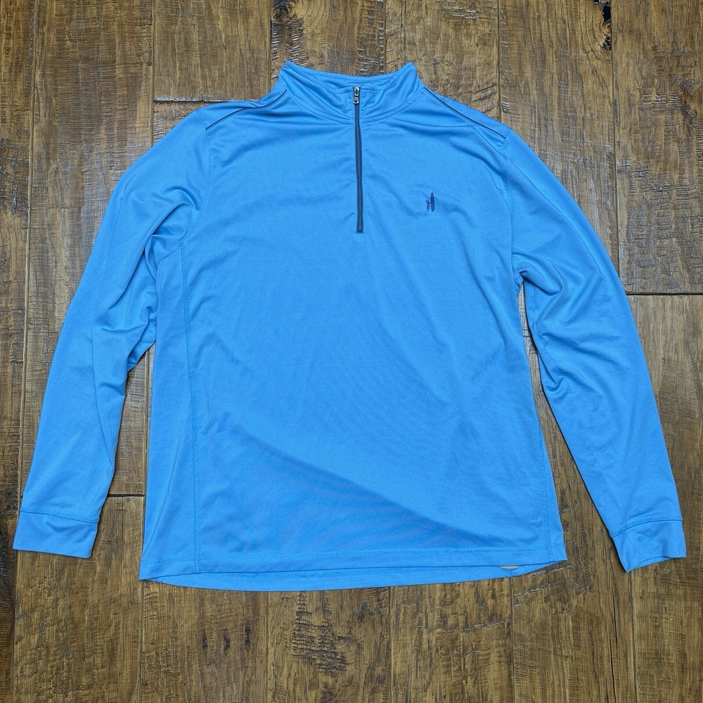 Johnnie-O #JMKO1030 Prep Performance 1/4 Zip Pullover - Pool- Size Xl Golf Surf