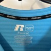 NWT Men 2XL (50-52) Russell dri-power 360 Pullover Blue Striped T-Shirt Active gallery