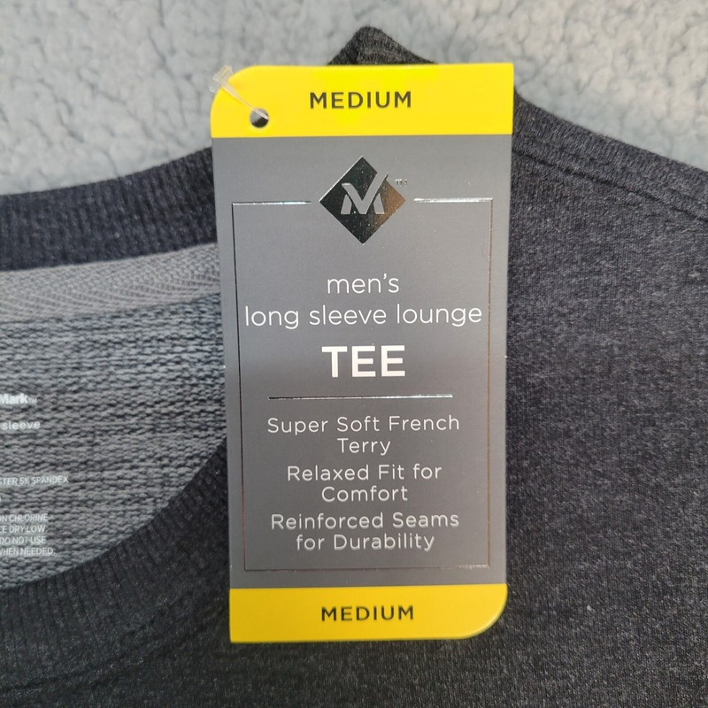 Members Mark Long Sleeve Lounge Tee Black Men’s Medium gallery