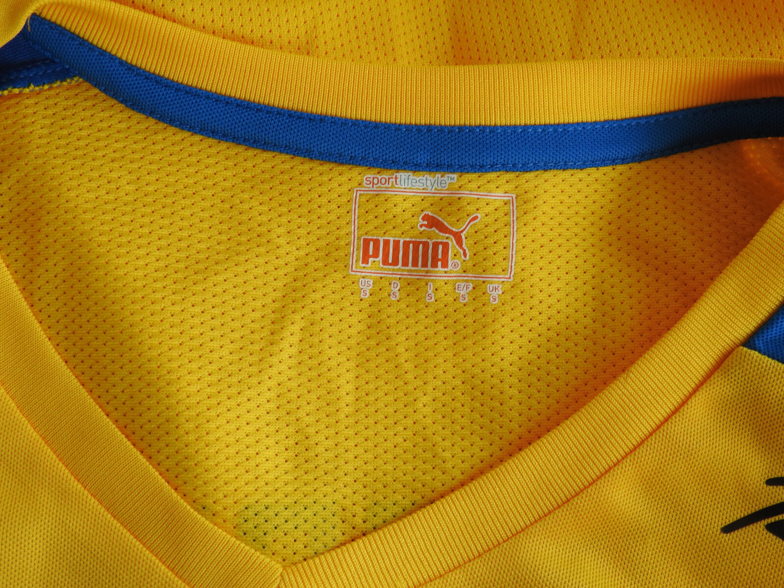 Nykøbing F. Håndboldklub Activewear Jersey Puma Yellow Shirt Handball Size S gallery