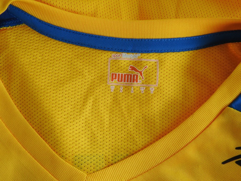 Nykøbing F. Håndboldklub Activewear Jersey Puma Yellow Shirt Handball Size S gallery