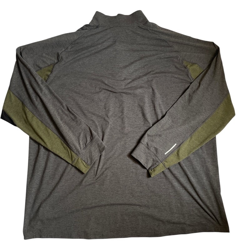 Polo Sport Ralph Lauren Performance Pullover 1/4 Zip 3XL ThermoVent Mens Gray gallery