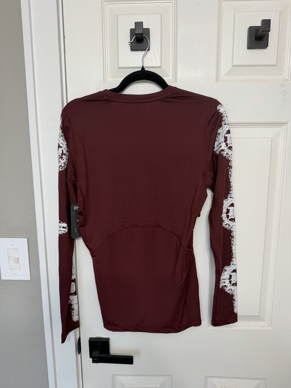 Civil Regime Death Note Compression Shirt Ox Blood Long Sleeve Medium gallery