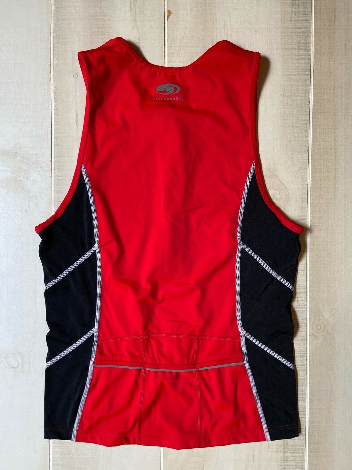 Blue seventy red sleeveless top shirt size L #BS-1503US Men’s gallery