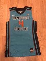 Nike Challe Barton Team Issue Basketball Game Jersey Oregon State Size 48 +2