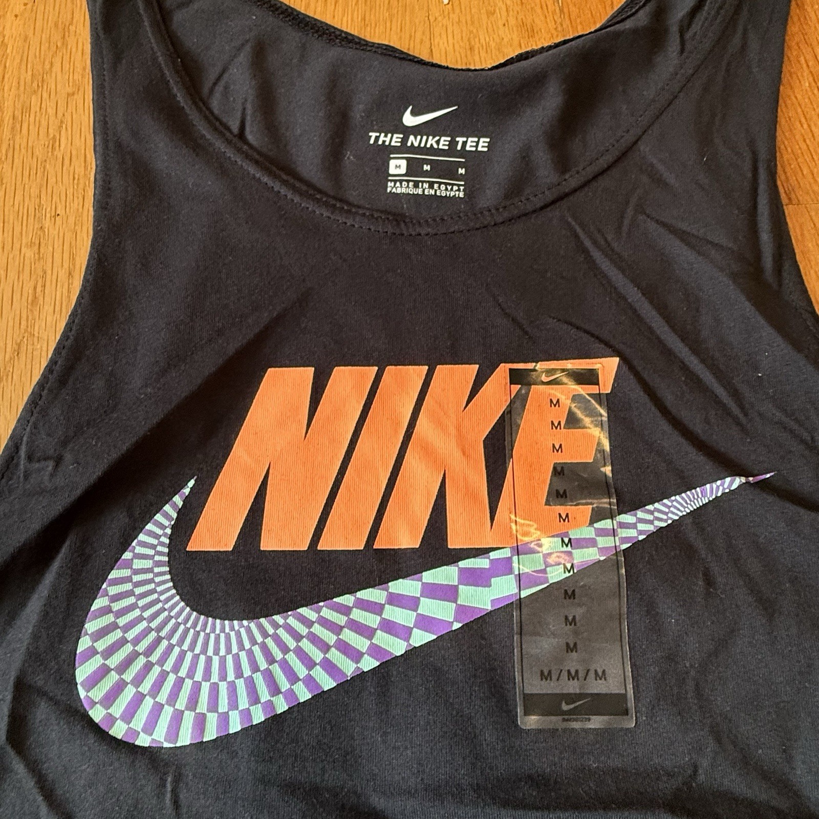 Nike Tank Top Men’s Medium All Day All Night Sleeveless Black Active New NWT gallery
