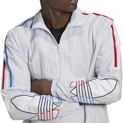 adidas Originals Men’s Tricolor Track Top, Medium – Dash Grey, Authentic, NWT