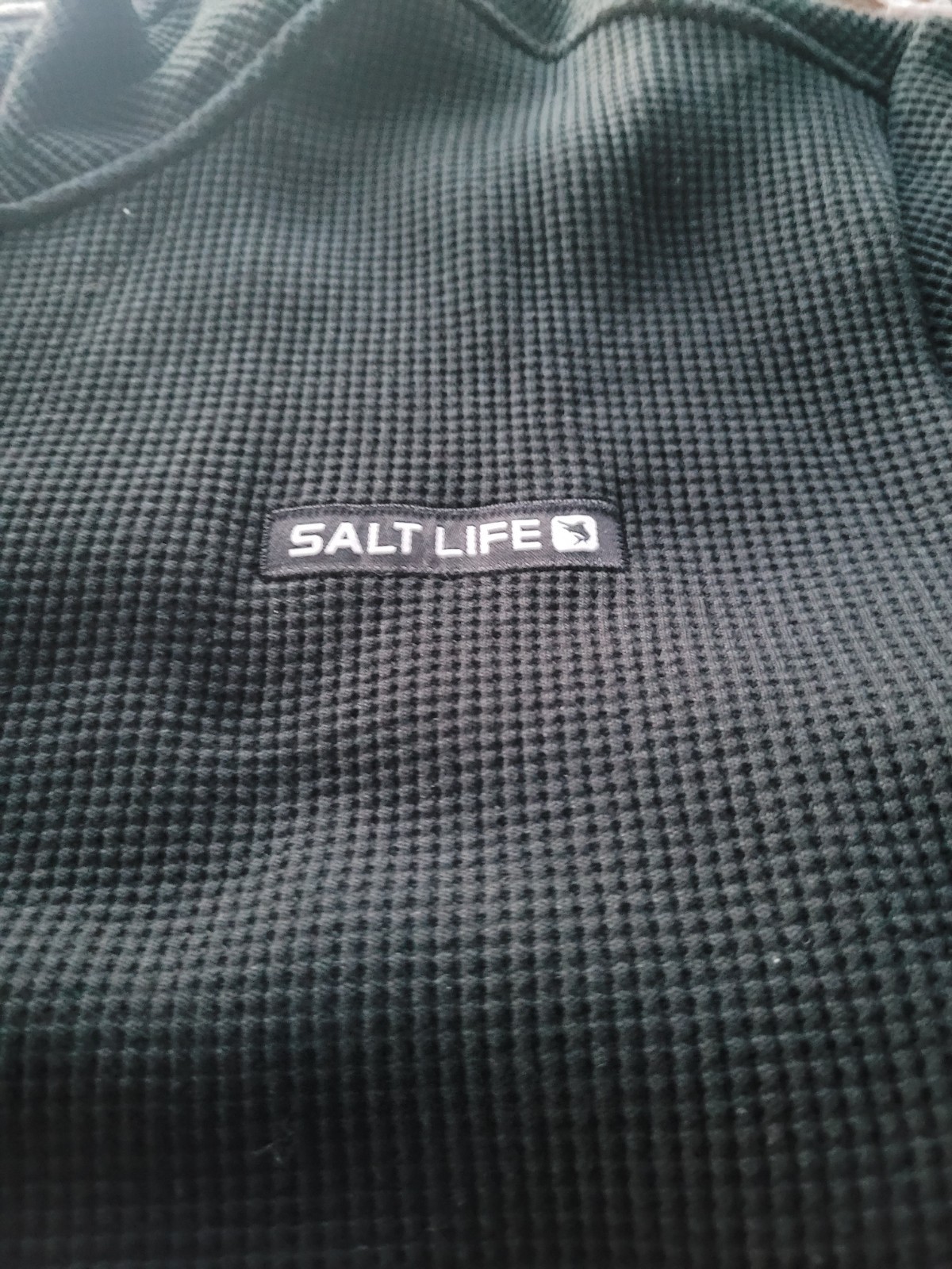 NWT!! Salt Life SLX Mens Medium Black Full Zip Water Resiststant Performance gallery