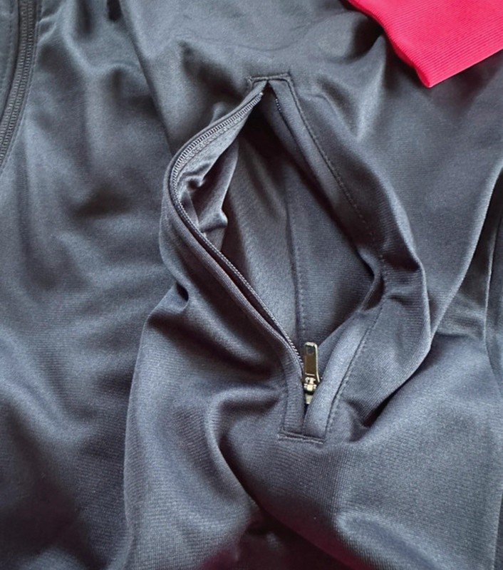 Nike Jacket Navy Pink Slim Fit Drill Track Top Dri Fit Academy Pro 24 L XXL gallery
