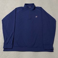 Holderness & Bourne Pullover Mens Large Blue Dry Luxe Performance Tailored Fit