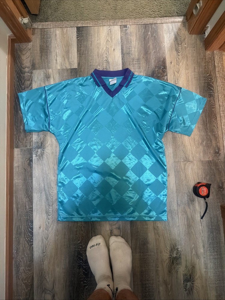 Vintage Acomic Flashes Jersey Style Retro Teal Shirts Adult Medium