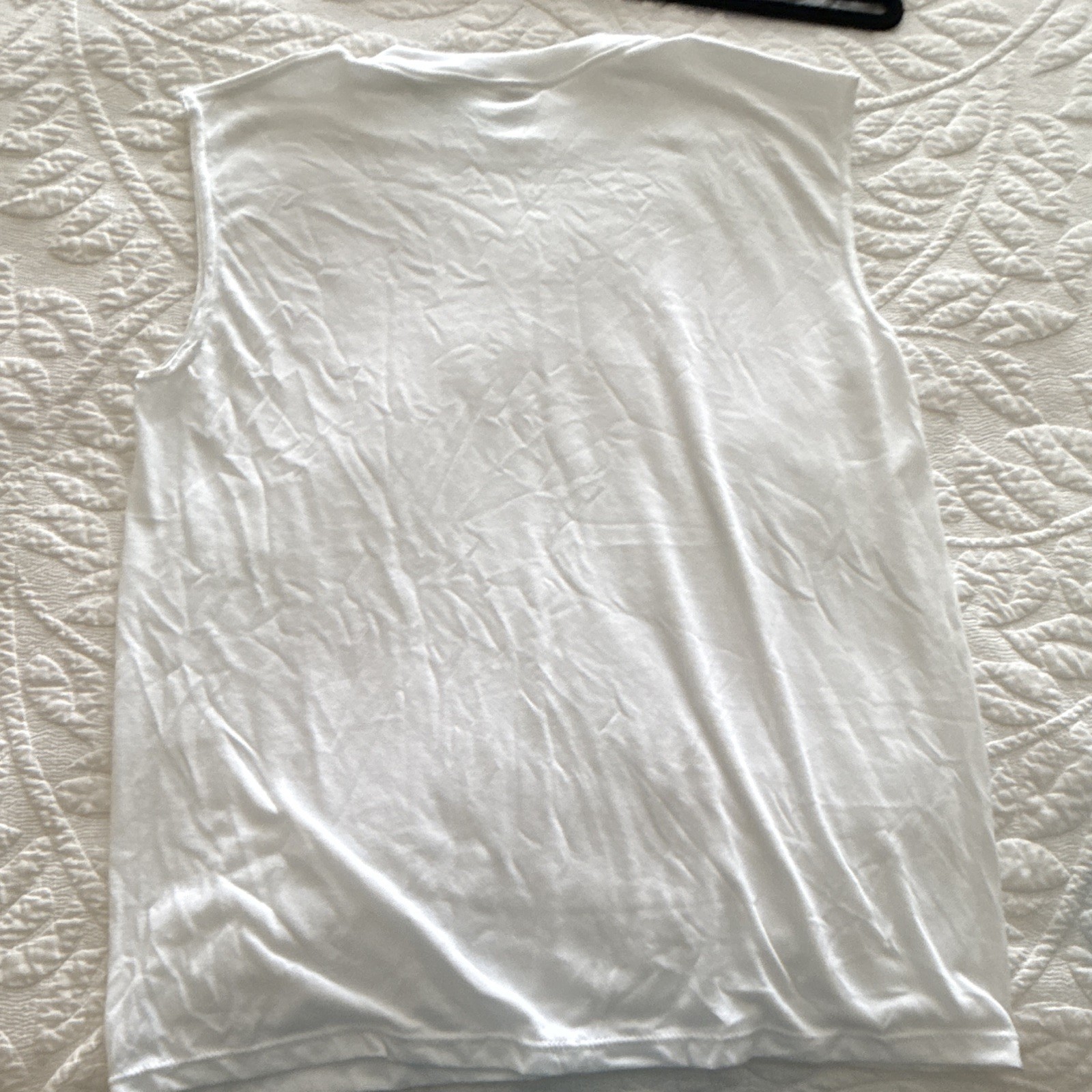 Soffe Dri-Release Men's Moisture Wicking Sleeveless Crew Neck Shirt White L gallery