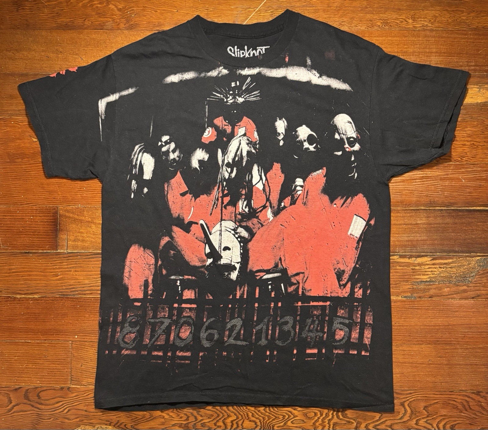Slipknot AOP All Over Print Metal Goth T Shirt Size L gallery